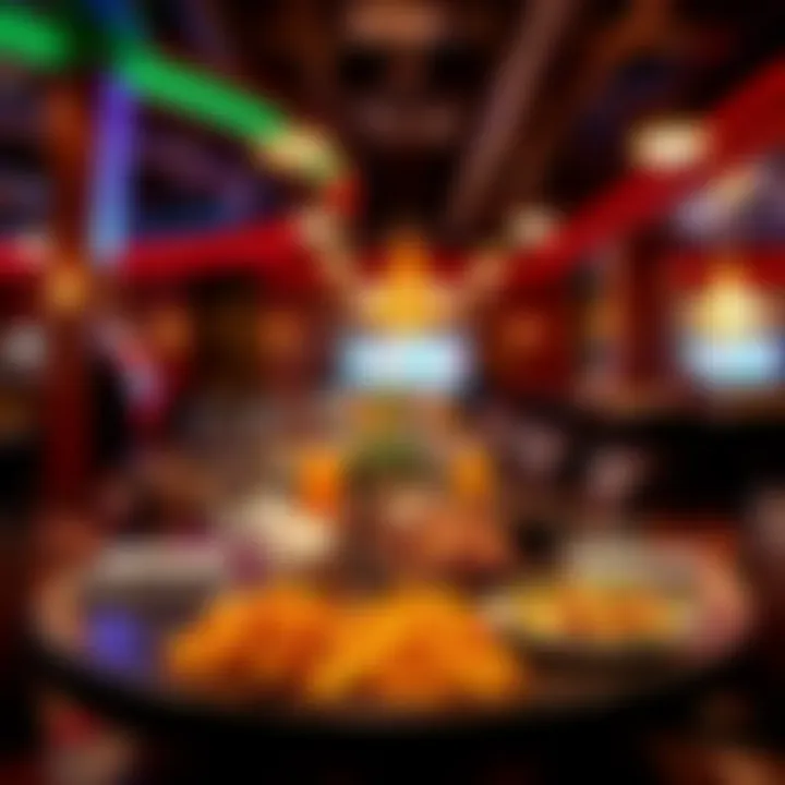 Diverse dining options available at 7 Cedars Casino