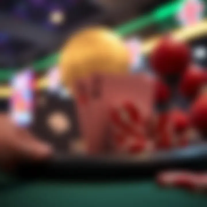 A detailed view of high-quality graphics in a digital card game