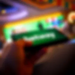 Visual representation of the Betway app interface showcasing its user-friendly design