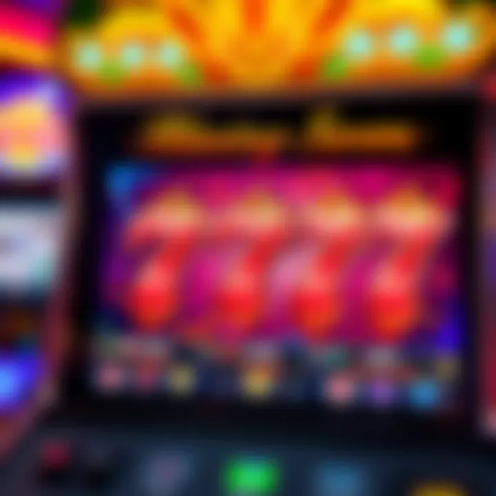 An engaging display of the Blazing Sevens Slots interface showcasing vibrant graphics and symbols.
