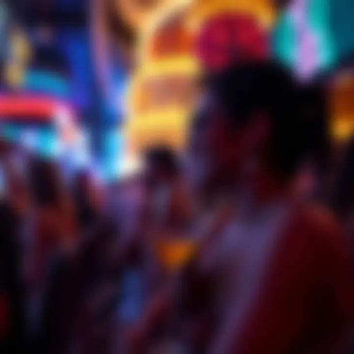 Vibrant nightlife scene at Borgata