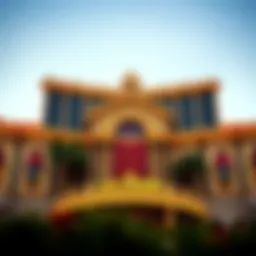 Exterior view of Caesar Casino showcasing its grand architecture