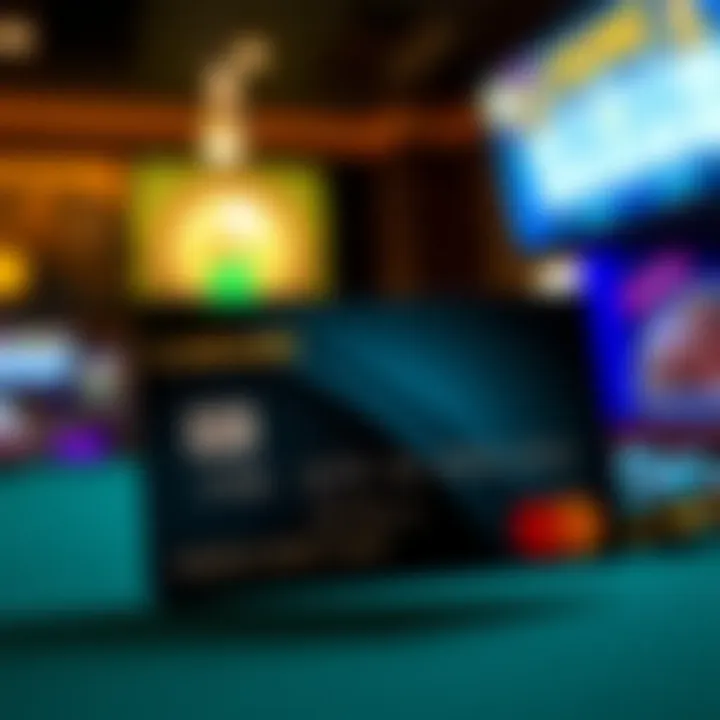 Caesars Casino Credit Card showcasing design