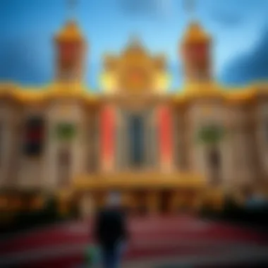 Historical photo representing the early days of Caesars Palace