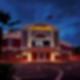 Exterior view of Caesars Sportsbook in Louisiana showcasing its architecture