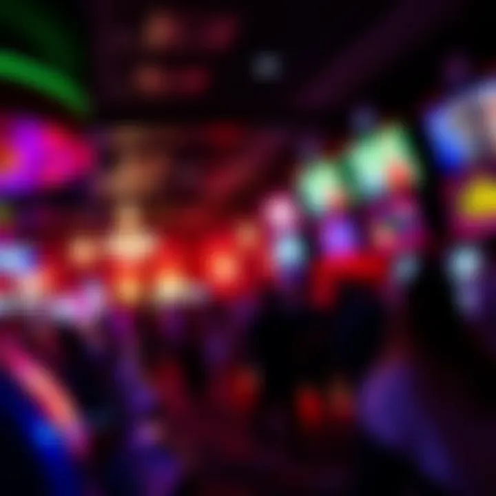 Entertainment scene capturing lively performances and activities