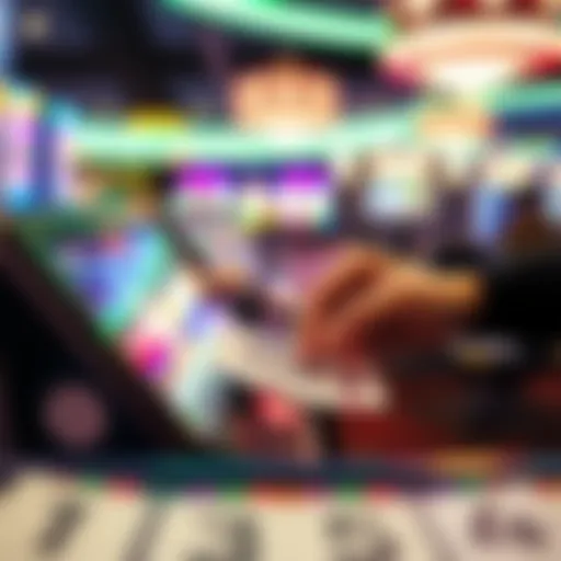 Digital lottery ticket cashing interface