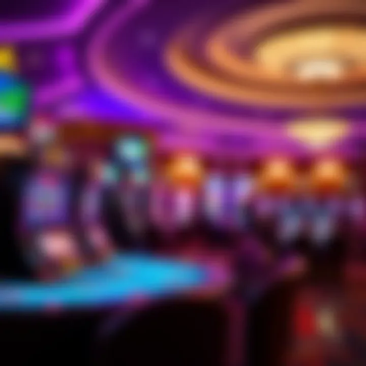 An overview of the vibrant gaming floor at Coconut Creek Casino Online