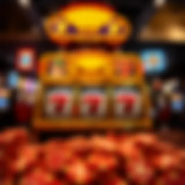 Conceptual image of strategies for winning at slots