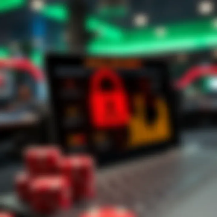 Infographic showcasing data security measures for online platforms