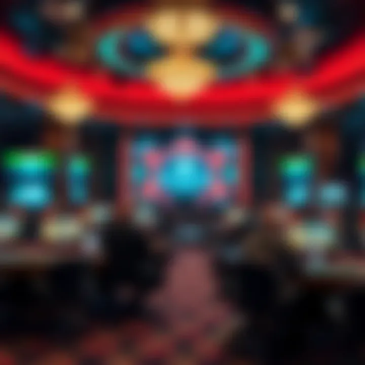 Representation of advanced security measures implemented in online gambling platforms