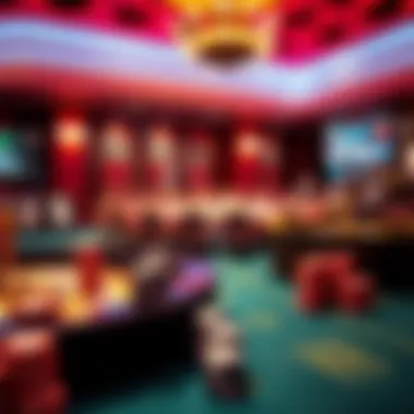 Variety of online casino games available