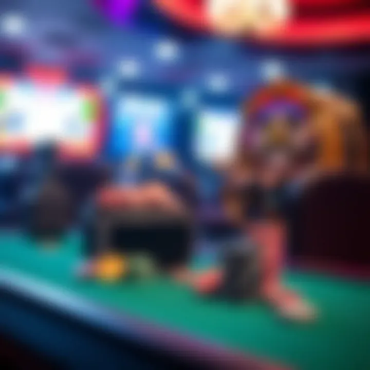 Conceptual image showing responsible gaming practices