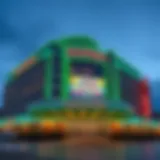 Exterior view of Emerald Queen Casino and Hotel showcasing modern architecture