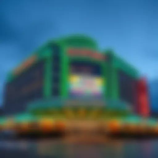 Exterior view of Emerald Queen Casino and Hotel showcasing modern architecture