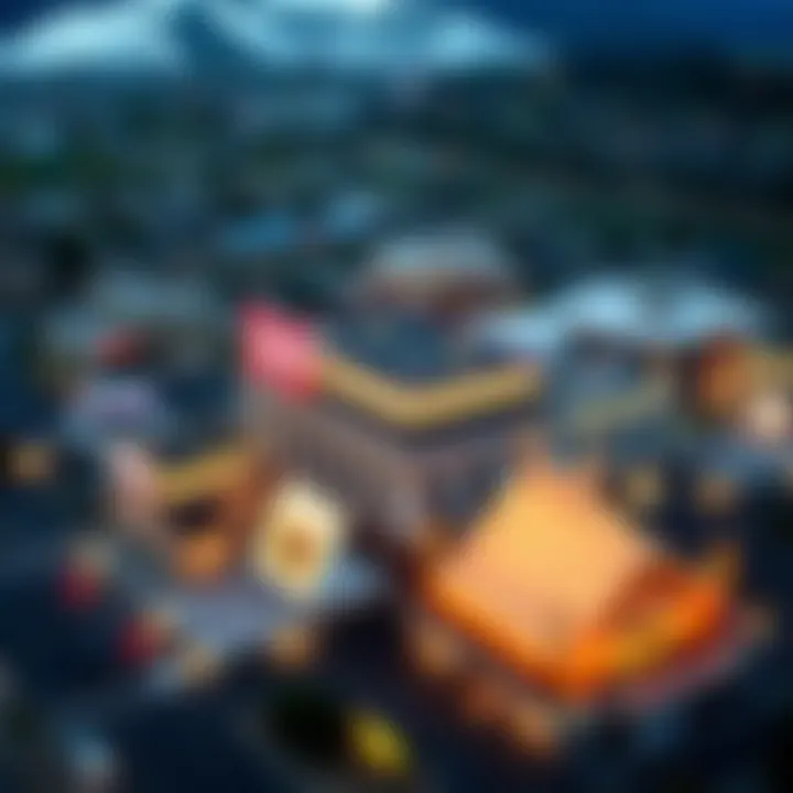 Aerial view of the new casino in Cripple Creek showcasing its architectural design