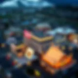 Aerial View of the New Casino Aerial view of the new casino in Cripple Creek showcasing its architectural design