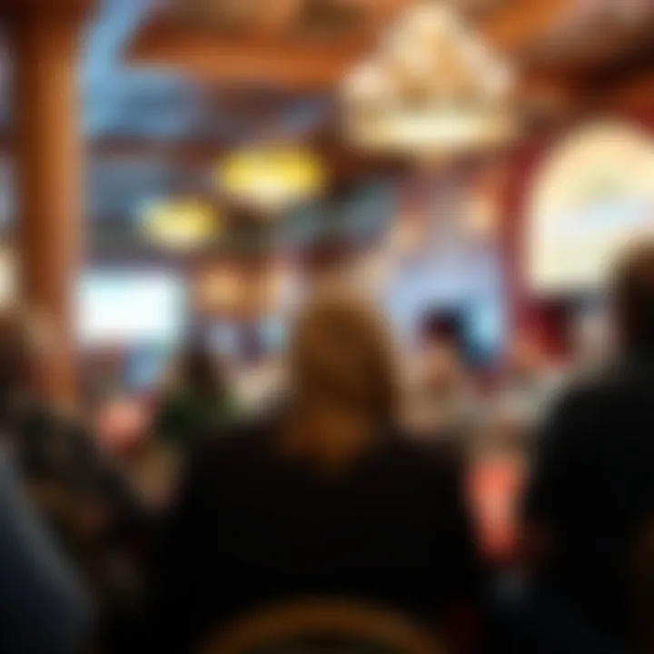 Local community gathering discussing the casino's impact on tourism and economy