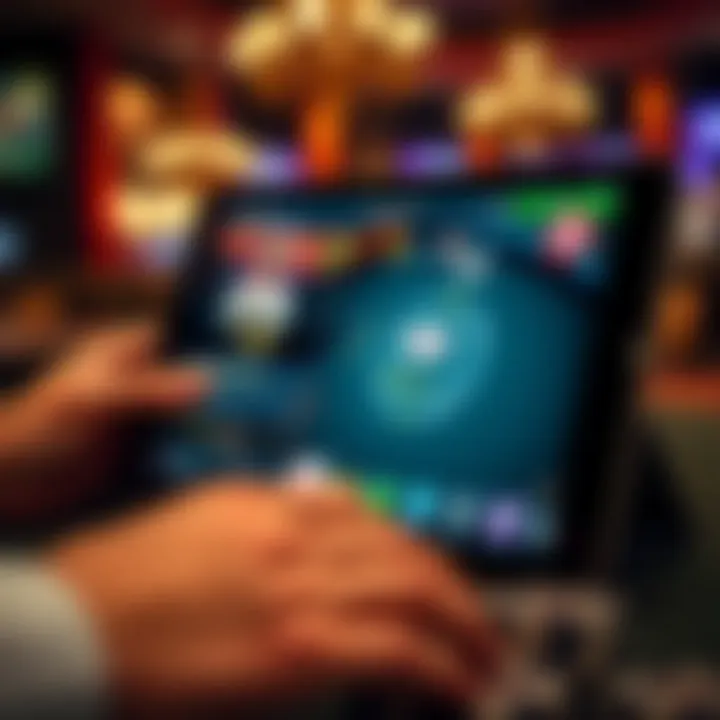 Overview of top-rated blackjack apps showcased on a tablet