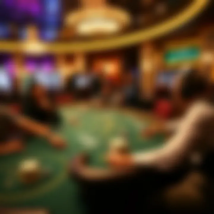 Exciting Poker Action at Aria High-stakes poker table highlighting strategy and competition