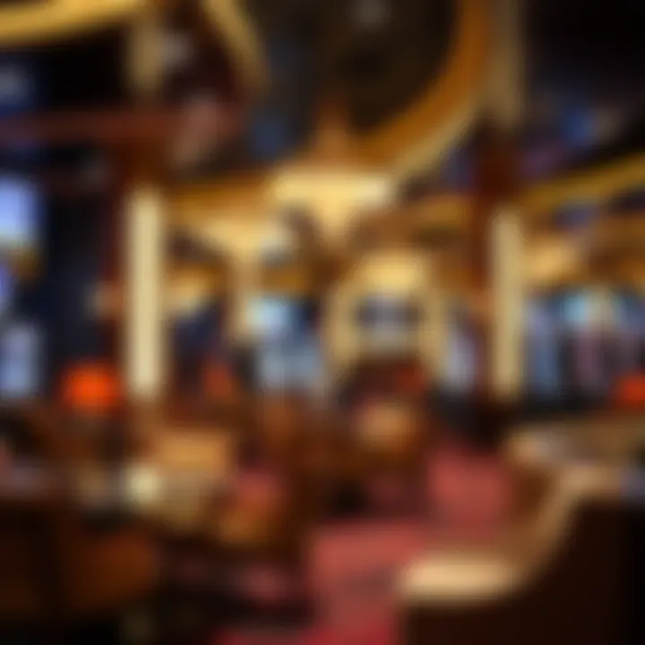 Ambiance and Comfort at Aria Casino Luxurious lounge area in Aria Casino, emphasizing ambiance