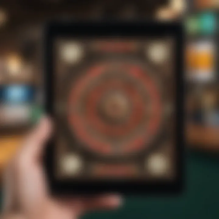 User-friendly interface of a card game app