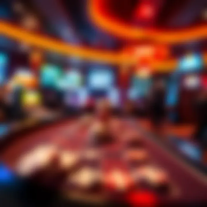 Diverse game selections on gambling sites