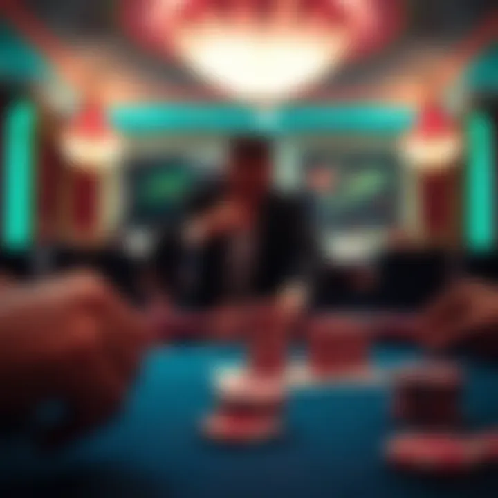 An illustration showcasing probability assessments in blackjack