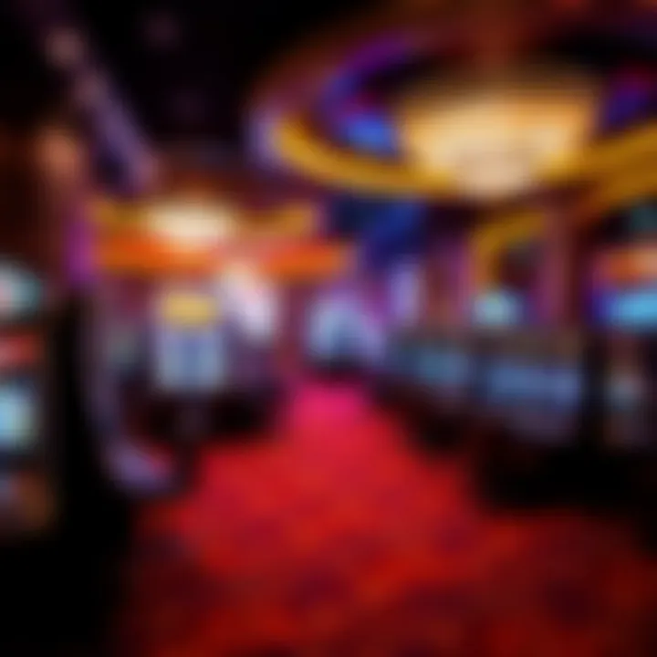 Luxurious gaming floor filled with new slot machines and tables