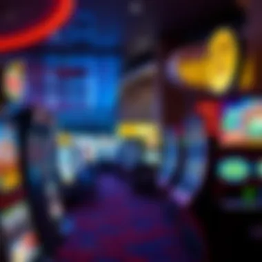 Exciting gaming floor filled with vibrant slot machines