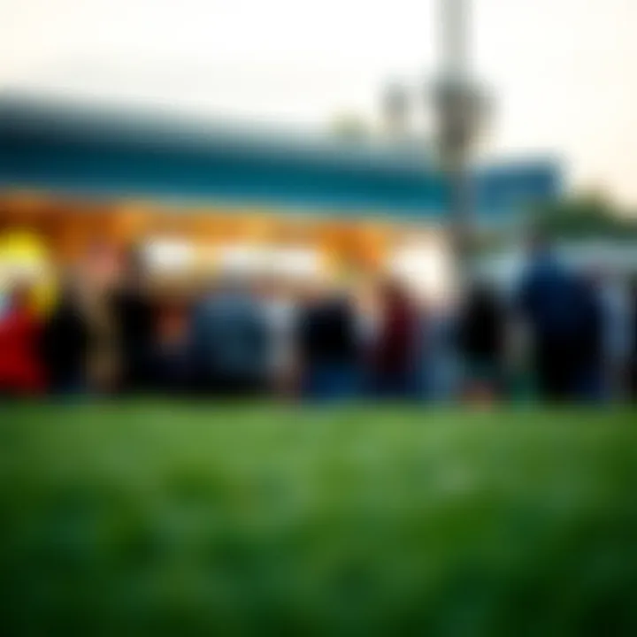 Community gathering discussing casino impacts