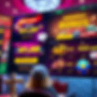 A vibrant depiction of generous bonus offers displayed on a casino website