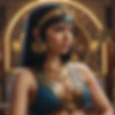 Thematic elements enhancing the Cleopatra gaming experience