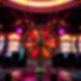 Visual representation of free spin mechanics in gaming