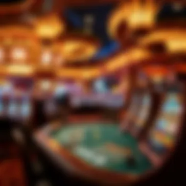 Illustration of casino ambiance enhancing gaming experience