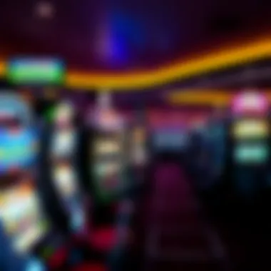 Diverse Slot Machines Inside Ebro Greyhound Park Interior of Ebro Greyhound Park showcasing various slots