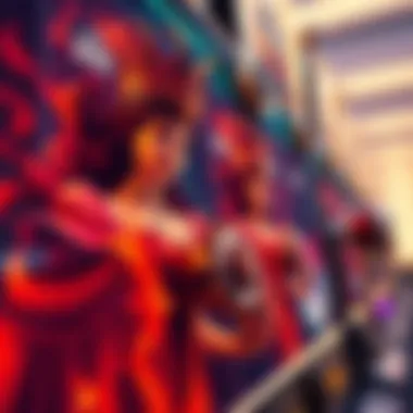 Visual representation of the Fire Queen's thematic elements