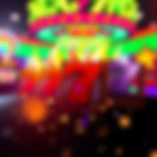 Dynamic gameplay screenshot of Blazing Sevens slot game