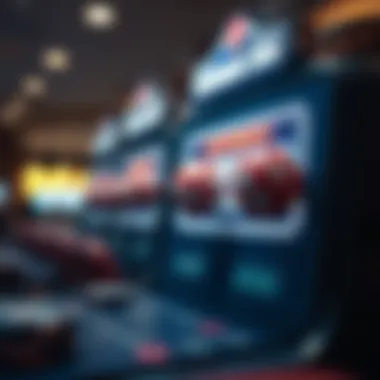 An illustration showing the mechanics of free slot bingo gameplay.