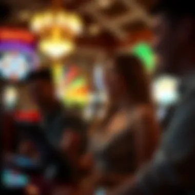 Players engaged in a virtual spin with excitement