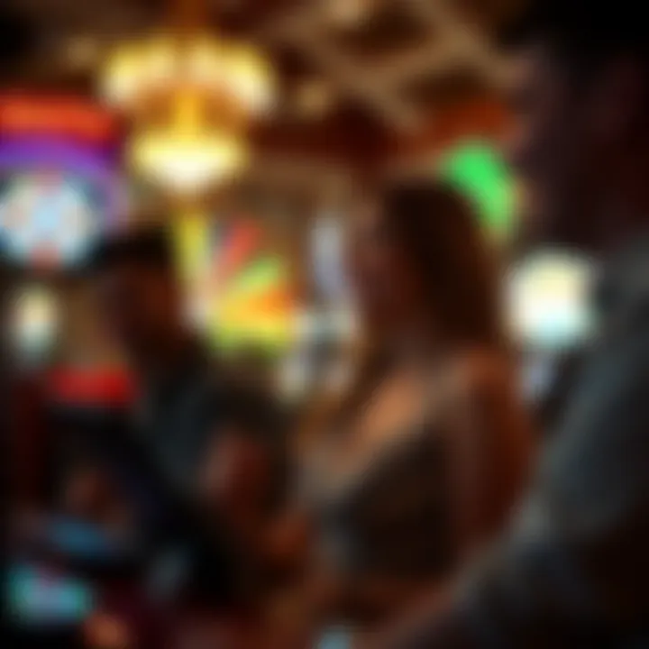 Players engaged in a virtual spin with excitement