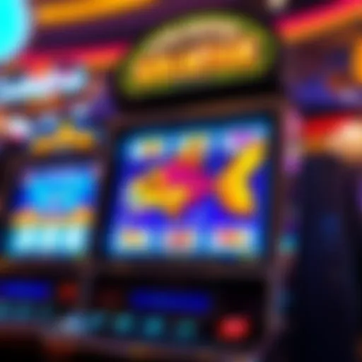 Colorful goldfish themed slot machine