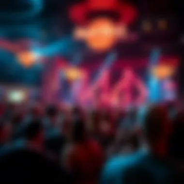 Live music event at Hard Rock Casino with vibrant crowd