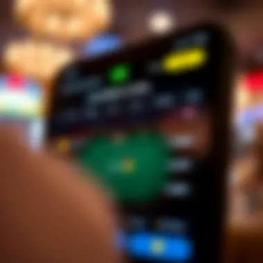 Live Match Odds Interface User interface of a head-to-head betting app showcasing live match odds