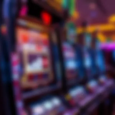 An intricate design of a modern slot machine highlighting its features