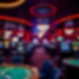 Luxurious casino interior showcasing vibrant gaming atmosphere