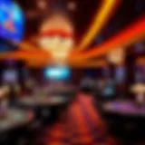 Luxurious interior of a Philadelphia live casino