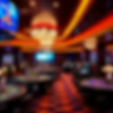 Luxurious interior of a Philadelphia live casino