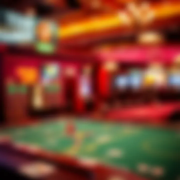 A map highlighting local poker tournament venues