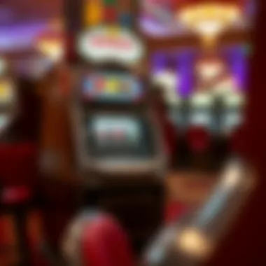 A vintage Buffalo slot machine in a casino setting